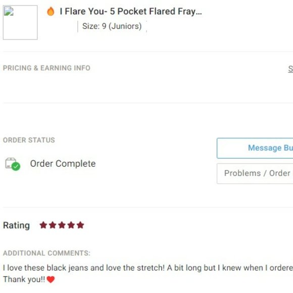 Flare leg Frayed hem Bell Bottom High waisted stretch denim Jeans 5 pocket soft - Picture 12 of 12